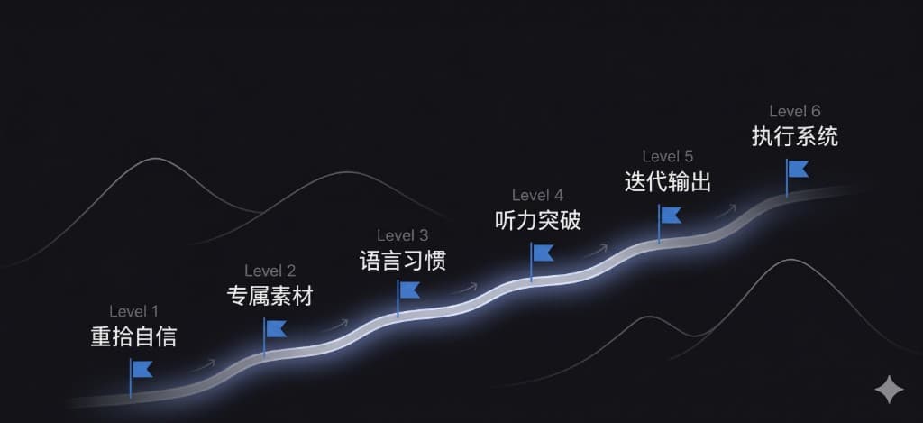 OIO 闖關路徑示意:發光路線與關卡主題旗標